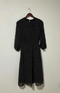 レディース 長袖 ワンピース 星 総柄 Ｍ