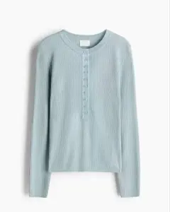 H&M リブニットトップス XS