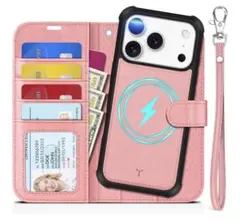 iPhone17プロ用　2-in-1分離式手帳型ケース