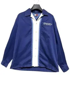 激レア　90s トミーヒルフィガー　オープンカラーシャツ　サイズM ヴィンテージ