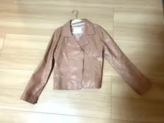 CECI L McBEE ピンクレザージャケット Mサイズ