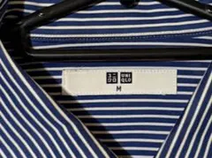 【UNIQLO】ストライプ柄 長袖シャツ （サイズM）のサムネイル