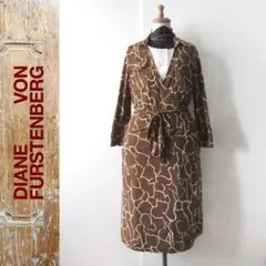 DIANE VON FURSTENBERG★　シルク　カシュクール　ワンピース