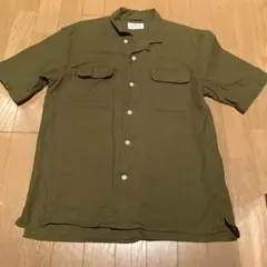PORT BRIDGE 半袖シャツ カーキ Lサイズ
