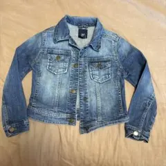 GAP キッズ デニムジャケット Gジャン ブルー
