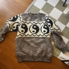 Blackweirdos Yin Yang Sweater 陰陽ニット Black Weirdos 「Yin-Yang Sweater」 ニットセーター MASH UP マッシュ