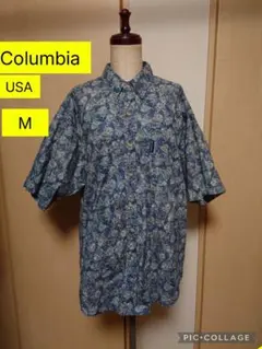 [美品]Columbiaコロンビア半袖シャツ　USA　Mのサムネイル