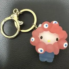 サンリオ ミャクミャク　立体マスコット クリアカラー キーホルダー　キティ