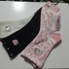 サンリオキャラクター　キティ 3足セット ソックス