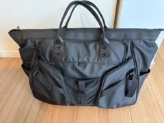 【BEMOVITA】ビジネスボストンバッグ ブラック 大容量 2WAY 美品のサムネイル