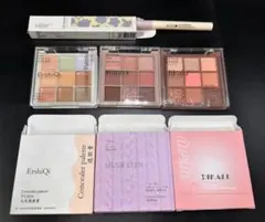 【新品未使用】中国コスメ 4点セット！ アイシャドウパレット コンシーラー 涙袋