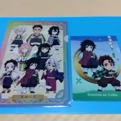 鬼滅の刃 ディフォルメクリアファイル ミニクリアファイル しのぶ 義勇 無一郎