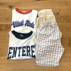 男の子　半袖Tシャツ 半ズボン　4点セット 95-110のサムネイル