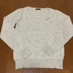 Leon basic グレーニット ラメ L