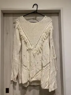 アイボリー・ベージュ・ブラック セーターセット