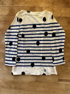 ORCIVAL ストライプドット長袖Tシャツ サイズ2