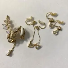 ゴールドイヤリング　3種