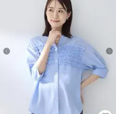 極美品ユナイテッドアローズ エンボス ピンタック7SLブラウス - メルカリ
