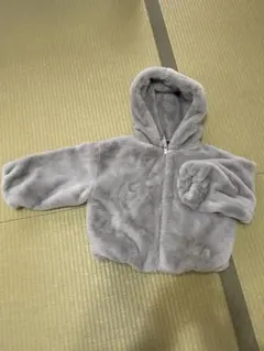 lovetoxic ファーパーカー ライトグレー