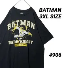 希少3XL バットマン ダークナイト Tシャツ 黒 ゴムサシティ 映画