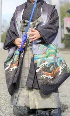 子供用 七五三 5歳　男の子袴フルセット１2点