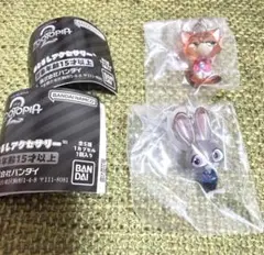 【匿名配送】 ズートピア2 めじるしアクセサリー ニック ジュディ セット