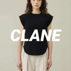 CLANE クラネ バックレイヤードトップス 変形シルエット モスグリーン CLANE クラネ バックレイヤードトップス 変形シルエット モスグリーン