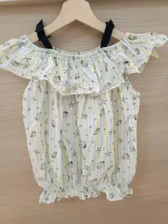 ALGYオフショルダー フリル Tシャツ Sサイズ１５０センチ