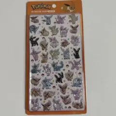 ポケモン クリスタルシール ブイズ 韓国 オレンジ