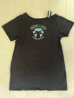 JENNI　半袖ワンピース　ブラック