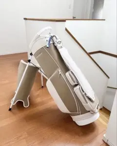 極美品】木梨サイクル THE GOLF スタンド式キャディバッグ（ネイビー