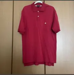 Brooks Brothers ブルックスブラザーズ赤 ポロシャツ 刺繍ロゴ付き