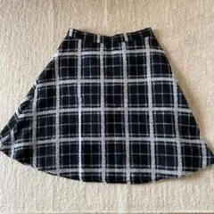 ロペピクニック チェック柄 フレアスカート 38