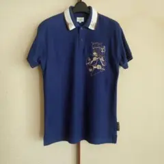 卡斯泰爾巴傑克 男士 短袖POLO衫 深藍色 尺寸2