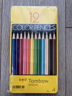【未使用】Tombow 色鉛筆 12色 CB-NQ 12C