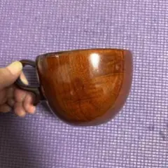 木製ダークブラウンカップ