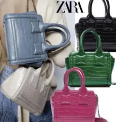 ZARA　バッグ　ミニバッグ　ショルダーバッグ