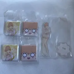 セガラッキーくじ　花帆　アクリルスタンド　缶バッジ