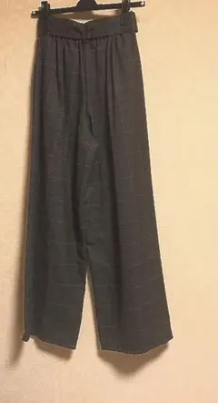 セット割り可★お写真3枚目ほぼ新品★GU人気ワイドパンツ★売り切れ続出のお品