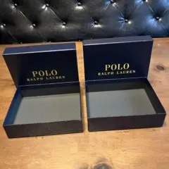 POLO RALPH LAUREN ギフトボックス 財布用2個セット　ほぼ新品！
