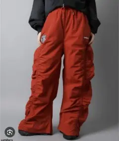 UMBRO サイドギャザー ナイロンパンツ y2k ギミック