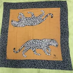 KRIZIA 大判スカーフ　ストール ショール　ヒョウ柄　レオパード