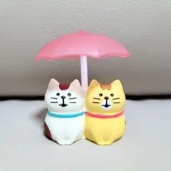 あいあい傘にゃんこ　デコレ　コンコンブル　DECOLE　フィギュアのサムネイル