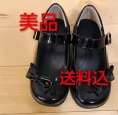 フォーマルシューズ　女の子　幼児　キッズ　子供　靴　黒　17㎝　17センチ