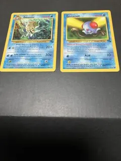 Omastar Tentacool オムスター メノクラゲ 英語版 2枚ポケモン