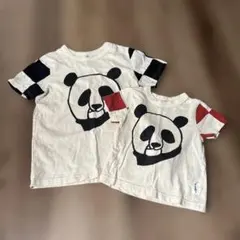 MARKEY'S Tシャツ 130cm90cm お揃い パンダ