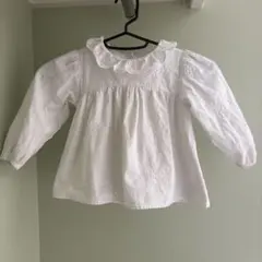 ZARA フリル付き長袖シャツ 2-3歳用