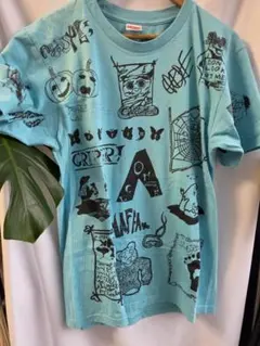 Supreme グラフィックプリント Tシャツ 水色