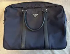 PRADA ネイビー ビジネスバッグ