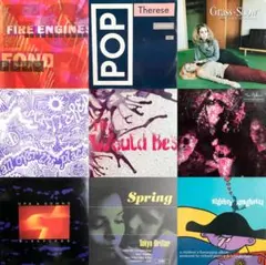 Indie Rock Pop LP+12inch 9枚セット